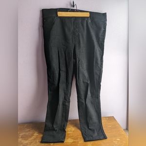 Spanx 2X Tall Black Slimming Jeans